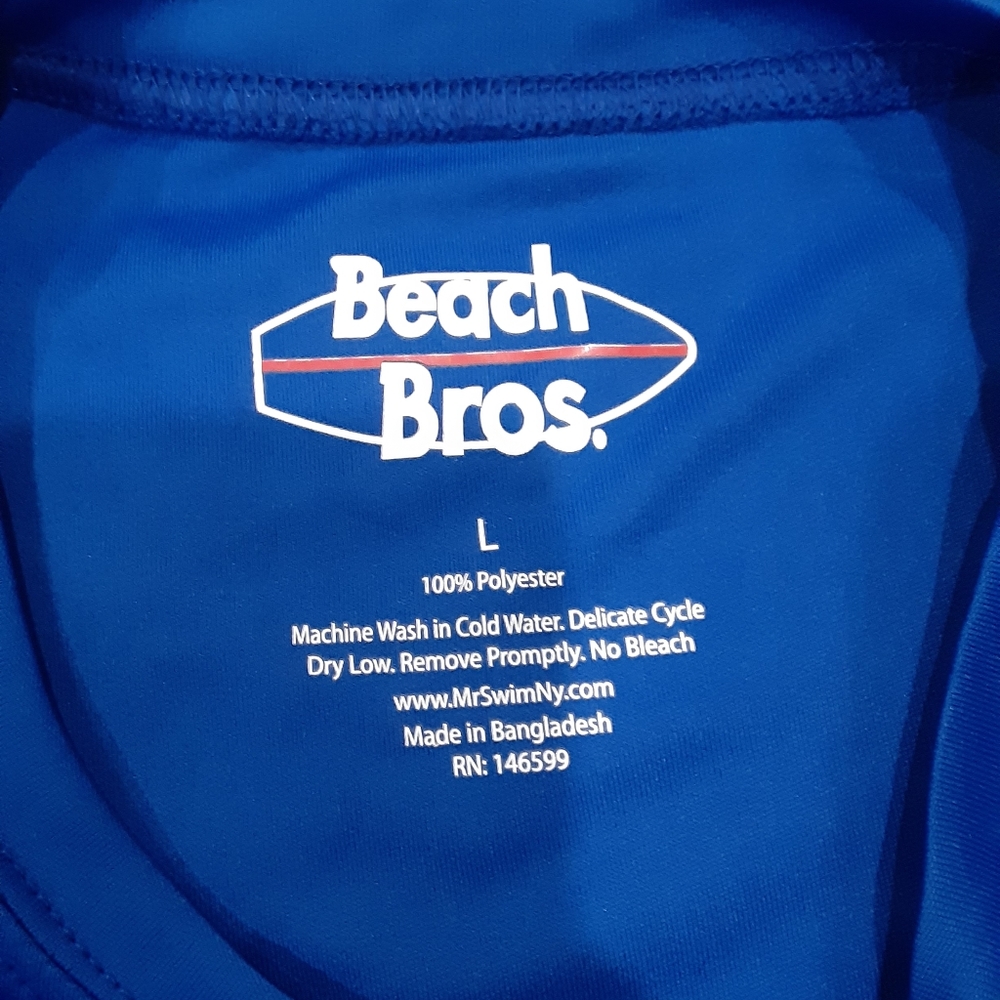 Beach Bros. Athletic Fit Swim T-shirt with UPF - Picture 3 of 9